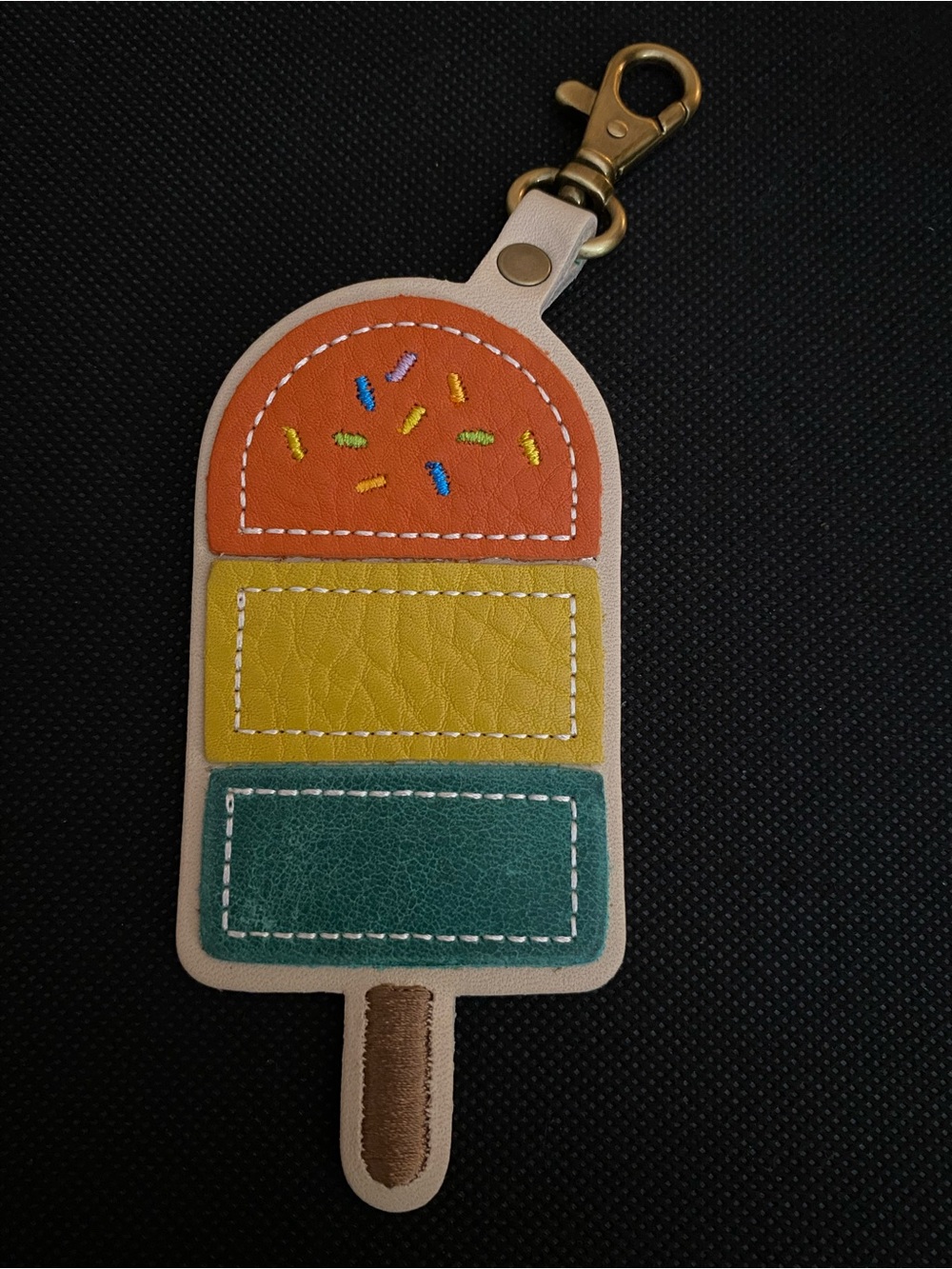 Portland Leather Goods Popsicle Keychain.